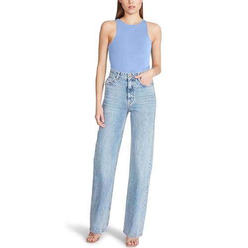 Image of Steve Madden Apparel NICO Bodysuit, Ashley Blue, Medium