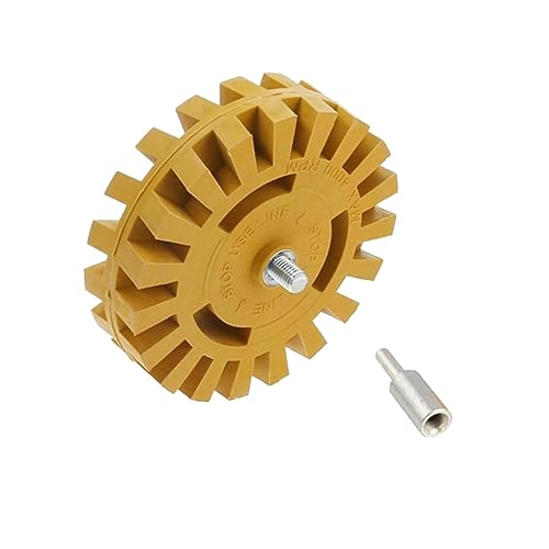 IWOWHERO Rubber Eraser Wheel 1pc 20mm Degumming Wheel for Sticker Removal Pad Buffing