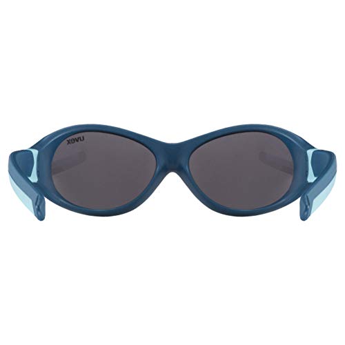 uvex sportstyle 510 - Sonnenbrille für Kinder - starker Schutz vor Sonnenstrahlung - druckfreier Sitz & perfekter Halt - darkblue/smoke - one size