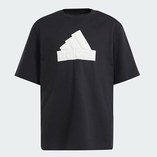T-Shirt Adidas U FI Logo bébé mixte en coton doux blanc