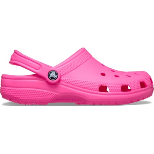 Image of Crocs, Unisex, Classic Clogs, Pink Punch, Mens 7, Womens 9, Medium
