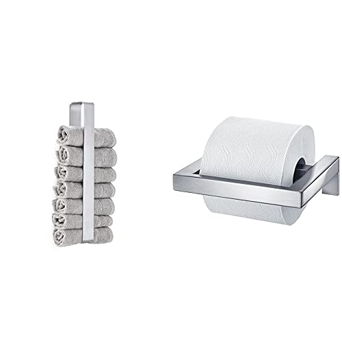 WC Rollenhalter Aus Chrom – Für 4 Toilettenpapierrollen (silber)