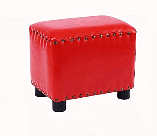 Taburete de cuero creativo con diseño elegante para salon elegante 2