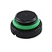 Meuey Lyot Black G 1/4 Inch Plug Fittings with Green O- Ring Water Stop Plug for Computer Water Cooling Systems-2PCS