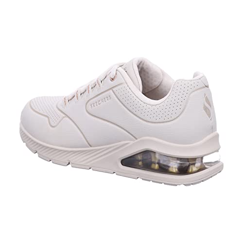 Image of Skechers Women Uno 2 Golden Trim Party Lace Up Shoe