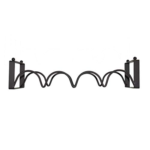 Soporte para 4 botellas de vino de acero inoxidable 45 cm apilable miniatura 5