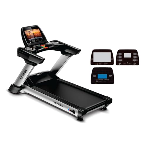 Vinex Luxury Treadmill-Pro, Motor: AC 5.0HP (Peak), Digital Display Motorised Treadmill for Home Use Max User Weight 180kg Foldable Running Machine, Workout Programs, Speed Range: 1.0 to 25 Km/H Vinex Luxury Treadmill-Pro, Motor: AC 5.0HP (Peak), Digital Display Motorised Treadmill for Home Use Max User Weight 180kg Foldable Running Machine, Workout Programs, Speed Range: 1.0 to 25 Km/H