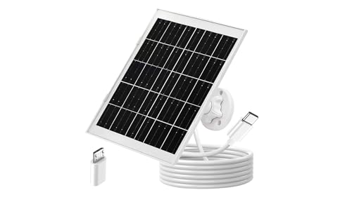 RCBCH 1 Pack 7W Compatible TP Link Tapo MagCam C425 Solar Panels Suitable for Tapo C420 and Tapo C400