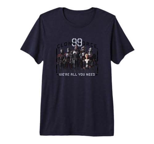 T-shirt Star Wars The Bad Batch Clone Force 99 imprimé durable sans décoloration
