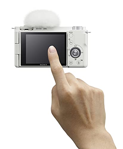 Sony Alpha Zv-E10 - Aps-C Interchangeable Lens Mirrorless Vlog Camera - White #TOP2
