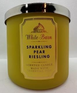 Sparkling Pear Riesling 3 Wick 14.5 Ounce Scented Candle