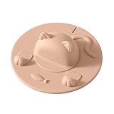 Liakyunf Tapa De Taza De Té De Silicona,Tapa 3D de Gato para Taza con Ranura para Té, Antipolvo para Tazas - para Hogar Oficina Exteriores Cocina Camping y Comedor