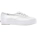 Keds Triple Lace Up, Sneaker Womens, White Canvas, 6 Medium