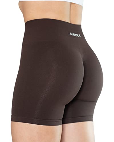 Image of AUROLA Intensify Workout Shorts for Women Seamless Scrunch Short Gym Yoga Running Sport Active Exercise Fitness Shorts