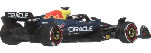 Image of Hot Wheels 1:64 Scale Premium Race Team Oracle RED Bull - Driver 1 Die-Cast Formula 1 Collectible Toy Race Car with Real Riders Tires & Metal /Metal Body & Chassis
