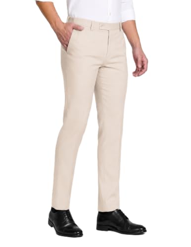 Image of Men's Slim Fit Formal Trousers | Office & Business Wear Pants For Men