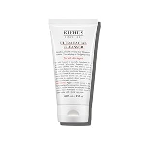 Kiehl’s Ultra Facial Cleanser, Lightweight Foamy Facial Cleanser, Enriched Formula that Replenishes Skin Barrier, Gently Exfoliates and Moisturizes, Suitable for All Skin Types, Paraben Free
