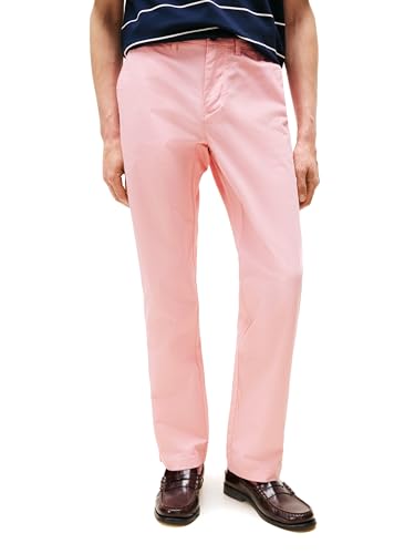 Image of Tommy Hilfiger Men's Stretch Cotton Chino Pants in Custom Fit