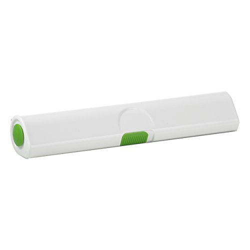 Foto von Emsa 508270 Folienschneider für Alu- oder Frischhaltefolie, Größe 33 cm, Click und Cut, grün/weiß, 33.0 x 3.6 x 2.0 cm