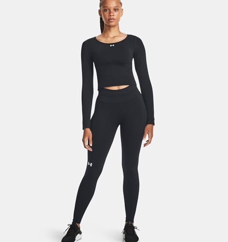 Under Armour Women's Vanish Seamless Long Sleeve T Shirt, (001) Black / / White, Small3