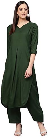 Idalia Women's Straight kurta-pyjama-sets (pack of 2)