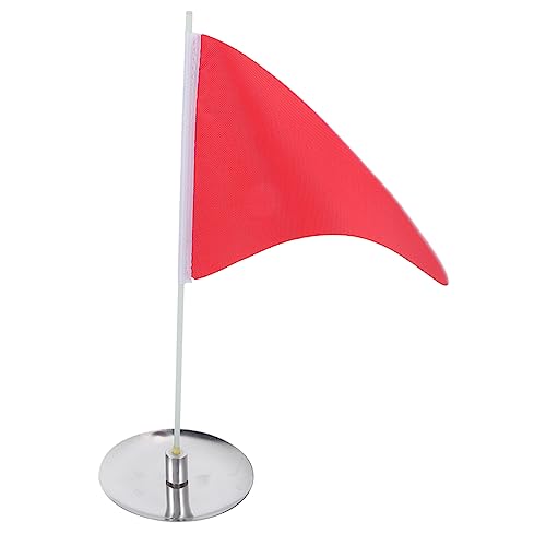 SUPVOX 1 Set Golf Flag Durable Portable Golf Practice Flags with Cup Tray for Backyard Training Easy to Spot