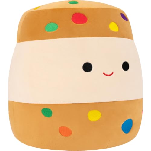 Image of Squishmallows Original 12in Simonette the Cookie Ice Cream Sandwich - Official Jazwares Plush (Medium-Sized)