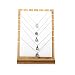 TOMYEUS Schmuckständer Schmuckdisplays Hölzerne Schmuckkasten Display Stand Rack for Halskette Ohrring Anhänger Kette Halter Display Board Aufbewahrungsbox Schmuck Display Regal Schmuckbaum Schm