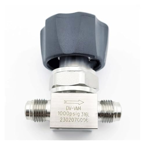 Vanne à membrane en acier inox 316L BA de haute précision pour fluides - 3