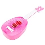 ibasenice Ukulele Gitarre Musikinstrument Lernspielzeug Cartoon Design Für Anfänger Jungen Mädchen