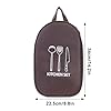 Camp Kitchen Organizer Bag, Outdoor Travel Camping Cooking Utensils Storage Bag, Durability Oxford Cloth Portable Pouch for Bbq Cookware Kitchen Lunch (Black) #1