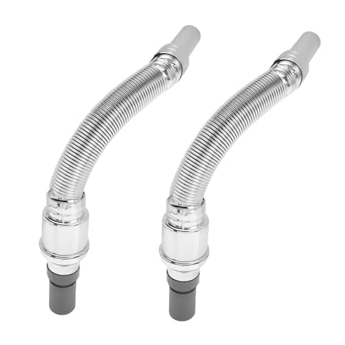 Uonlytech 2 Piezas Tubería de Agua del Lavabo Equipo Sello válvula sintió Agujero tuberia PVC Fregadero mangueira Sink Tubo de Drenaje Flexible Tubo de plomería de polivinilo Silver