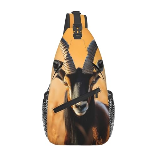 Sac à bandoulière contre l'encombrement sac de poitrine pour homme actif
