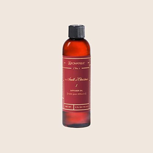 Aromatique The Smell of Christmas Fragrant Diffuser Refill Oil 4 fl oz for Reed Diffuser Sets for Home Décor and Gift image 2