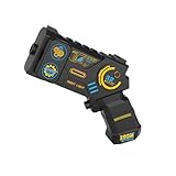 [Caividom]ロープランチャー ストレス解消おもちゃ 電気スラスター搭載 光るロープ3メートル 高速ダブルモーター 充電式LEDライト付き 子供向け（7-14歳）夏の遊び パーティーグッズ プレゼントに最適 黒