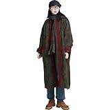 Design rétro chinois : dispose d'une rangée de boutons rétro chinois exquis avec une texture délicate et une ouverture/fermeture fluide. Brise le terne des trenchs traditionnels, montre le charme classique oriental, et est adapté pour les trajets quotidiens et le style rétro.