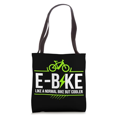 E-Bike Electric Bicycle Owner Environmentaly Friendly Tote Bag