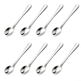 Photo Gallery babominimer set di 8 mini cucchiai in acciaio inossidabile, 7,1 cm, piccoli cucchiai da portata argentati per barattoli di spezie, sale, zucchero, pepe, miele, utensili da cucina, durata 304 (argento) Photo Gallery babominimer set di 8 mini cucchiai in acciaio inossidabile, 7,1 cm, piccoli cucchiai da portata argentati per barattoli di spezie, sale, zucchero, pepe, miele, utensili da cucina, durata 304 (argento)