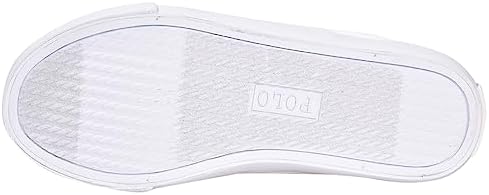 POLO RALPH LAUREN Girl's Sayer (Little Kid) White Tumbled/Light Pink Player Pony -124 13 Little Kid M | Image 6
