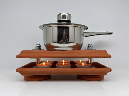 Teelichtofen Hornet Products HP-Serie Terrakotta L mit Wärmeplatte