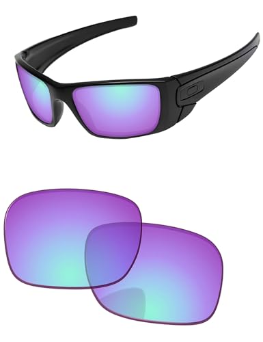 Image of Replacement Lenses for Oakley Fuel Cell OO9096 60mm Sunglass - Precision Fit, UV Block & Impact Resistant