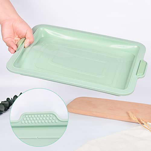 Moldes rectangulares de silicona con base estriada para desmolde fácil 7