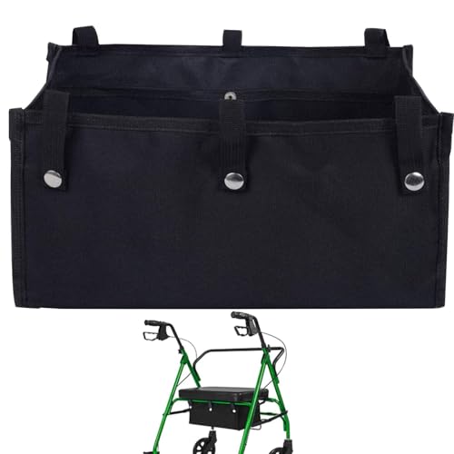Andador Para Bolsos De Asiento,Cesta Rollator Durable Y Organizador Para Accesorios | Organizador De Bolsa De Almacenamiento Para Libros, Compras Y Transporte De Artículos Esenciales