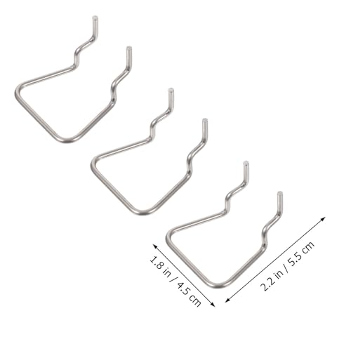 Ganchos de clavija de acero inoxidable para organizar la mesa de trabajo 3