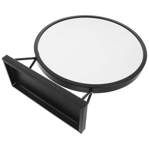 Miroir de coiffeuse noir pour maquillage de bureau