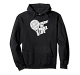 Rockin' The Padel Life | Funny Padel Sudadera con Capucha