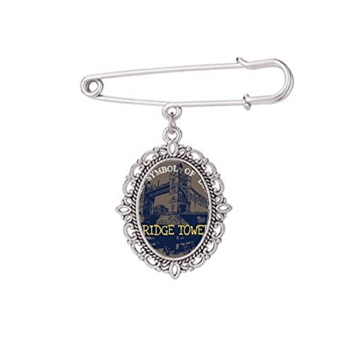 Broche London Bridge Graffiti l'accessoire parfait pour fermer un châle ou décorer une robe