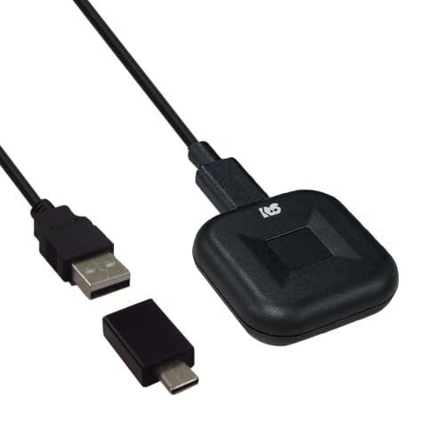 ラトックシステム USB指紋認証リーダー 据え置き型 USB-A USB-C 両対応 RS-FPRD-D