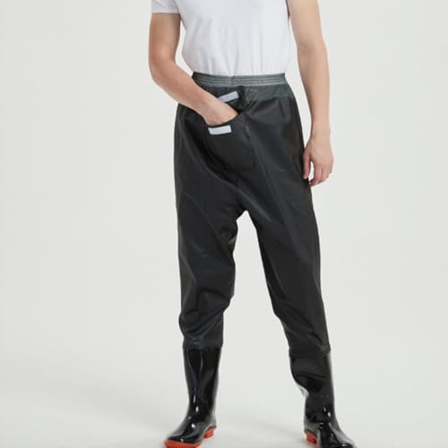 Pantalones de Pesca Transpirables con Suela de PVC Cómodos para Agua 4