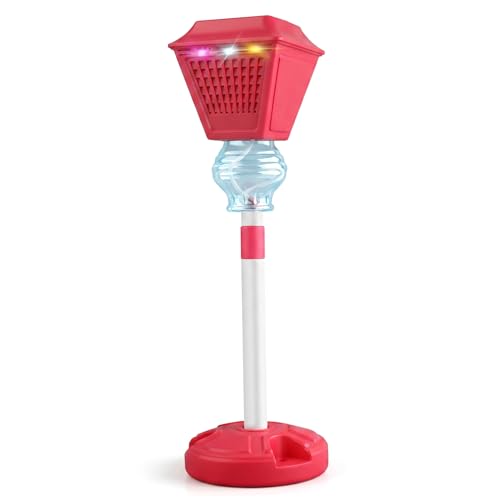 Souffleur poreux et torche à bulles rechargeable rose rouge pour jeu extérieur
